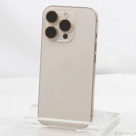 〔中古品〕 iPhone16 Pro 128GB デザートチタニウム MYMX3J／A SIMフリー【262】