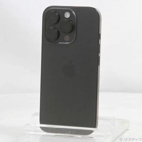 〔中古品〕 iPhone16 Pro 128GB ブラックチタニウム NYMV3J／A SIMフリー【295】