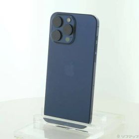 〔中古品〕 iPhone15 Pro Max 256GB ブルーチタニウム MU6T3J／A SIMフリー【198】