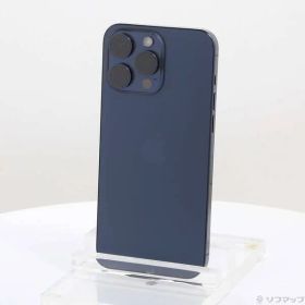 〔中古品〕 iPhone15 Pro Max 256GB ブルーチタニウム NU6T3J／A SIMフリー【258】