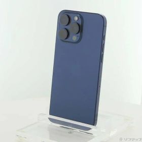 〔中古品〕 iPhone15 Pro Max 256GB ブルーチタニウム MU6T3J／A SIMフリー【349】