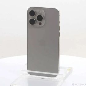 〔中古品〕 iPhone15 Pro Max 256GB ナチュラルチタニウム MU6R3J／A SIMフリー【344】