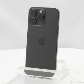 〔中古品〕 iPhone15 Pro Max 256GB ブラックチタニウム MU6P3J／A SIMフリー【198】
