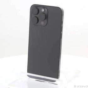 〔中古品〕 iPhone15 Pro Max 256GB ブラックチタニウム MU6P3J／A SIMフリー【348】