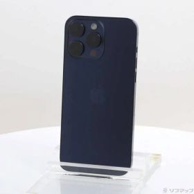〔中古品〕 iPhone15 Pro Max 512GB ブルーチタニウム MU6X3J／A SIMフリー【305】