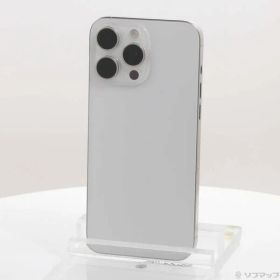 〔中古品〕 iPhone15 Pro Max 512GB ホワイトチタニウム MU6V3J／A SIMフリー【349】