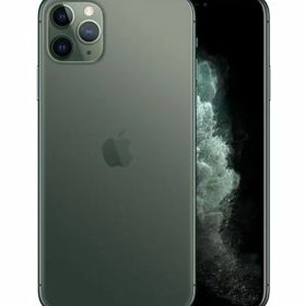 【中古】【安心保証】 iPhone11 Pro Max[256GB] docomo ミッドナイトグリーン