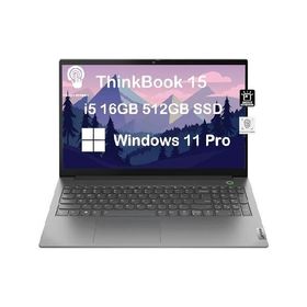 Lenovo ThinkBook 15 Gen 4 15.6" FHD Touchscreen Business Laptop (Intel 12th Gen 10-Core i5-1235U, 16GB RAM, 512GB SSD) Backlit Keyboard, Fingerprint R