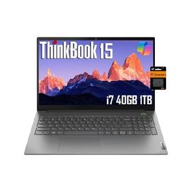 Lenovo ThinkBook 15 Gen 4 15.6" FHD (12th Gen Intel 10-Core i7-1255U, 40GB RAM, 1TB PCIe SSD, Narrow Bezel IPS) Business Laptop, 1080p Webcam, Fingerp