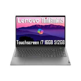 Lenovo ThinkBook 15 Gen 4 Business Laptop (15.6" IPS FHD Touchscreen, Intel 10-Core i7-1255U, 16GB RAM, 512GB SSD), Thunderbolt 4, Backlit, Fingerprin