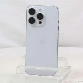 【中古】Apple(アップル) iPhone16 Pro 128GB ホワイトチタニウム MYMW3J／A SIMフリー 【305-ud】