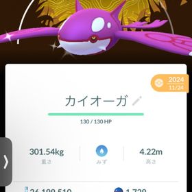 【トレード】色違い背景付きカイオーガ、アーマードミュウツーなど | ポケモンGOのアカウントデータ、RMTの販売・買取一覧
