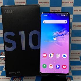 即日発送可Galaxy S10 128GB プリズムブラック SCV41 AU版SIMフリー