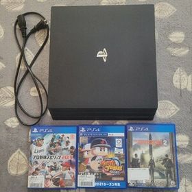 SONY PlayStation4 pro cuh-7000b PS4 ソニー ジェットブラック パワフルプロ野球 プロ野球スピリッツ ソフト付き プレイステーション4