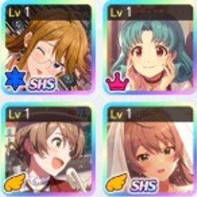 初期 歌織3種 紬2種など | ミリシタ(ミリオンライブ！シアターデイズ)のアカウントデータ、RMTの販売・買取一覧