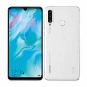 【SIMロック解除済】au Huawei P30 lite Premium HWV33 Pearl White Huawei 当社3ヶ月間保証 中古 イオシス