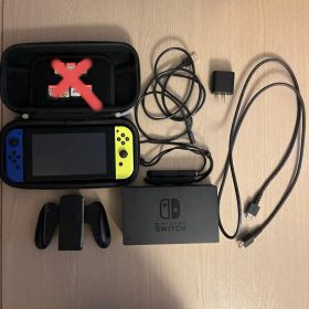 Nintendo Switch Lite 青/黄 本体 写真の付属品付き