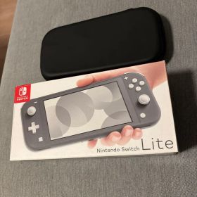 【美品】Nintendo Switch Lite グレー 専用ケース付き