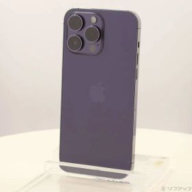 〔中古品〕 iPhone14 Pro Max 1TB ディープパープル MQ9N3J／A SIMフリー【262】
