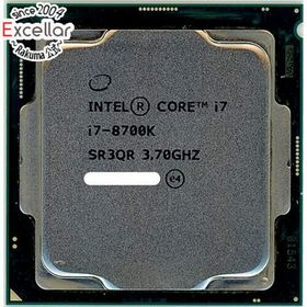 インテル(intel)のCore i7 8700K 3.7GHz LGA1151 95W SR3QR(PCパーツ)