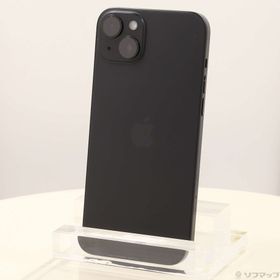 (中古)Apple iPhone15 Plus 128GB ブラック MU083J/A SIMフリー(258-ud)