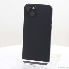 (中古)Apple iPhone15 Plus 128GB ブラック MU083J/A SIMフリー(377-ud)