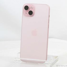 (中古)Apple iPhone15 Plus 256GB ピンク MU0H3J/A SIMフリー(258-ud)