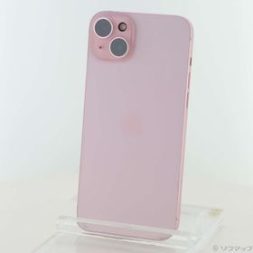 (中古)Apple iPhone15 Plus 256GB ピンク MU0H3J/A SIMフリー(258-ud)
