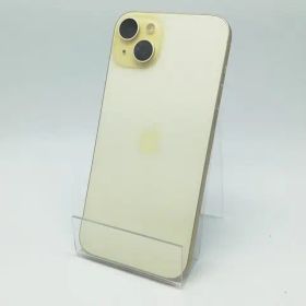 【中古】Apple 国内版 【SIMフリー】 iPhone 15 Plus 256GB イエロー MU0J3J/A【柏】保証期間１ヶ月【ランクB】