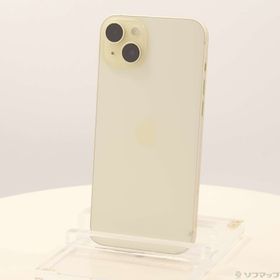 (中古)Apple iPhone15 Plus 256GB イエロー MU0J3J/A SIMフリー(276-ud)