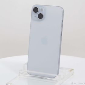 (中古)Apple iPhone15 Plus 256GB ブルー MU0N3J/A SIMフリー(348-ud)