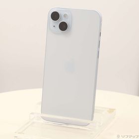 (中古)Apple iPhone15 Plus 256GB ブルー MU0N3J/A SIMフリー(377-ud)