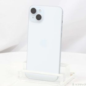 (中古)Apple iPhone15 Plus 256GB ブルー MU0N3J/A SIMフリー(368-ud)