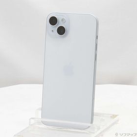 (中古)Apple iPhone15 Plus 256GB ブルー MU0N3J/A SIMフリー(258-ud)