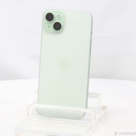 (中古)Apple iPhone15 Plus 256GB グリーン MU0Q3J/A SIMフリー(348-ud)