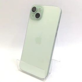 【中古】Apple 国内版 【SIMフリー】 iPhone 15 Plus 256GB グリーン MU0Q3J/A【川越クレアモール】保証期間１ヶ月【ランクA】