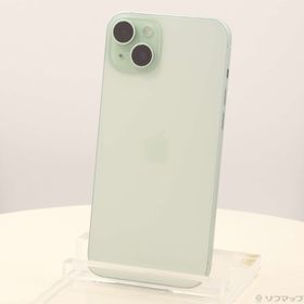 (中古)Apple iPhone15 Plus 256GB グリーン MU0Q3J/A SIMフリー(262-ud)