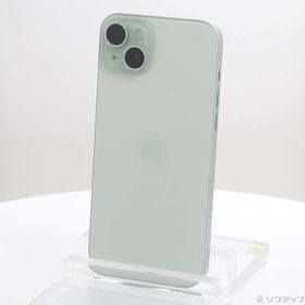 (中古)Apple iPhone15 Plus 256GB グリーン MU0Q3J/A SIMフリー(344-ud)