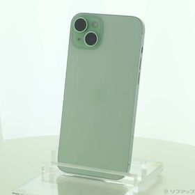 (中古)Apple iPhone15 Plus 256GB グリーン MU0Q3J/A SIMフリー(349-ud)