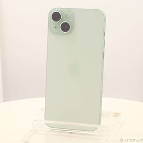 (中古)Apple iPhone15 Plus 256GB グリーン MU0Q3J/A SIMフリー(262-ud)