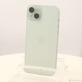 (中古)Apple iPhone15 Plus 256GB グリーン MU0Q3J/A SIMフリー(344-ud)