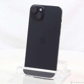 (中古)Apple iPhone15 Plus 512GB ブラック MU0T3J/A SIMフリー(251-ud)