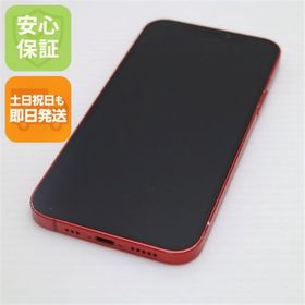 アイフォーン(iPhone)のSIMフリー iPhone12 128GB レッド M555(スマートフォン本体)