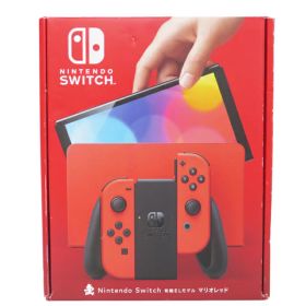 【Nintendo】【中古美品】ニンテンドー『Nintendo Switch 有機ELモデル マリオレッド』HEG-S-RAAAA ゲーム機本体 1週間保証【中古】