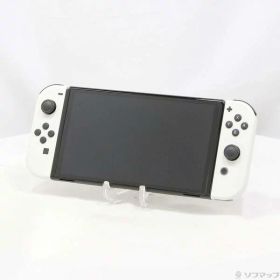 【中古】Nintendo(任天堂) Nintendo Switch 有機ELモデル Joy-Con(L)／(R) ホワイト 【348-ud】