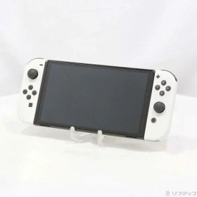 【中古】Nintendo(任天堂) Nintendo Switch 有機ELモデル Joy-Con(L)／(R) ホワイト 【348-ud】