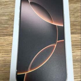 iPhone 16 Pro Max 1TB デザートチタニウム 新品未開封