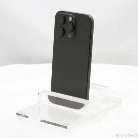 〔中古品〕 iPhone16 Pro 128GB ブラックチタニウム MYMV3J／A SIMフリー【295】
