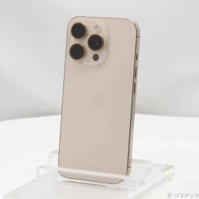 〔中古品〕 iPhone16 Pro 128GB デザートチタニウム MYMX3J／A SIMフリー【368】