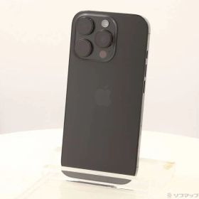 〔中古品〕 iPhone16 Pro 256GB ブラックチタニウム MYN03J／A SIMフリー【368】